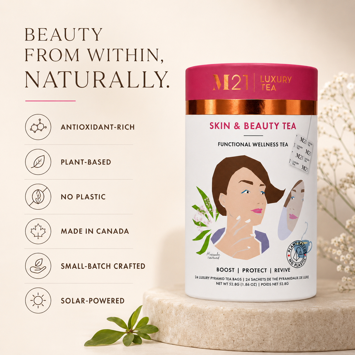 Bloom After Broken Skin & Beauty Herbal Tea| 24ct
