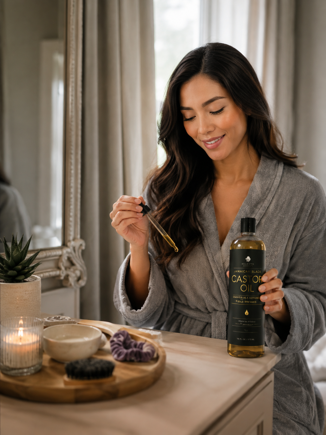 Pure Cold Pressed Castor Oil 16 Oz