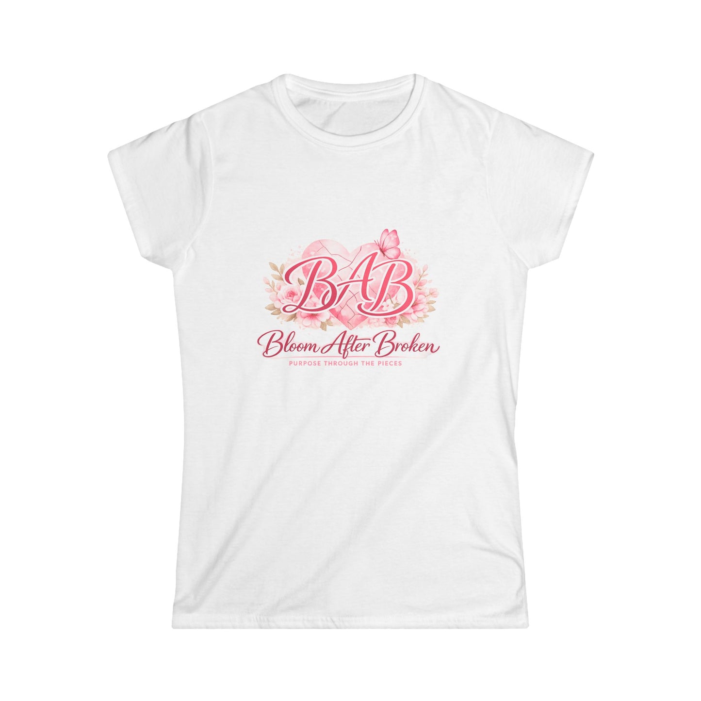 Blank White Tee, T-Shirt | Plain Shirt Mockup, Women's Tee