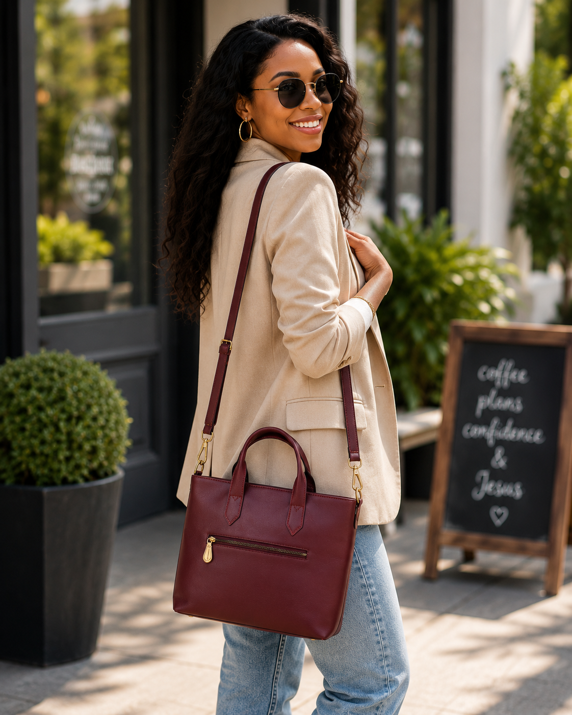 Bloom After Broken Everyday Crossbody Satchel