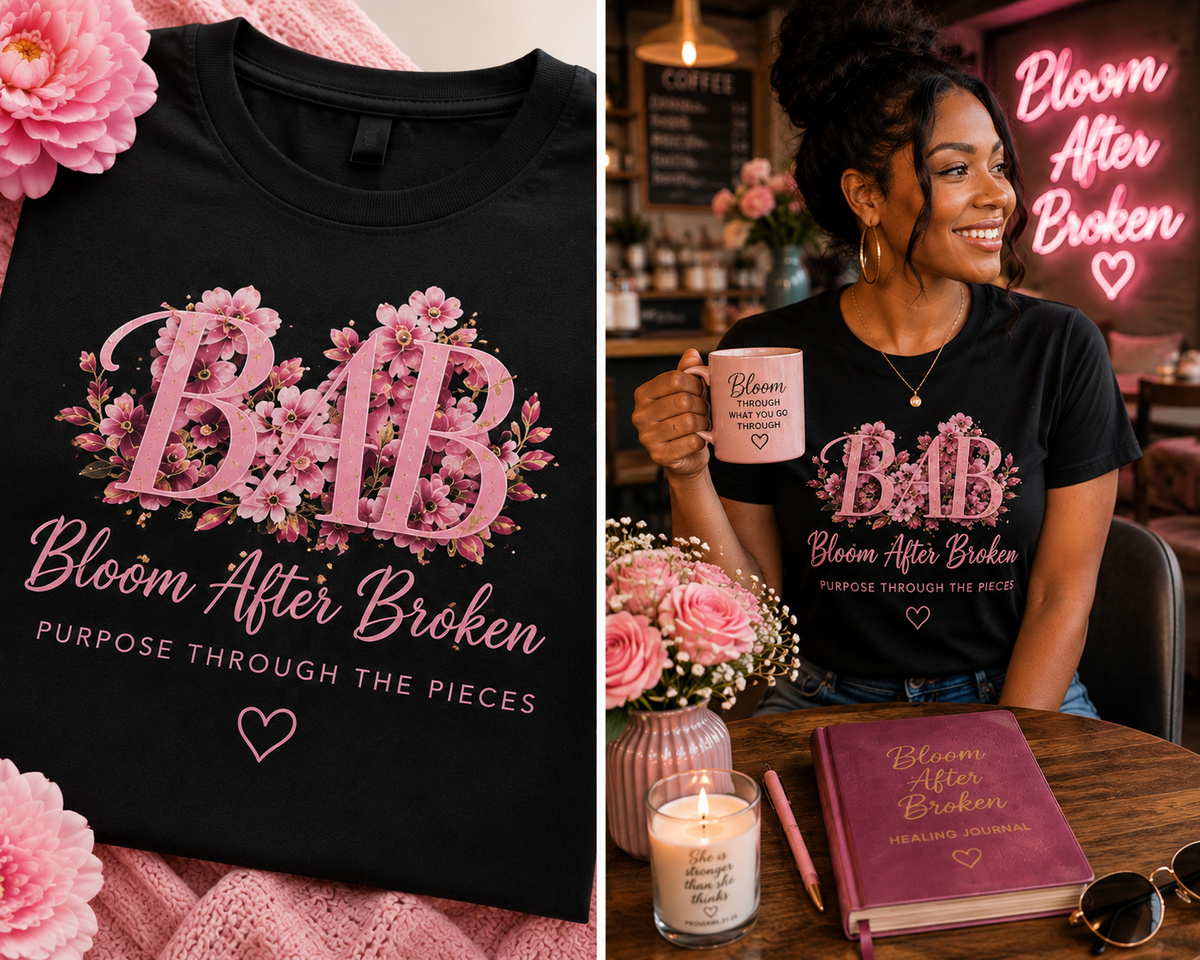 Bloom After Broken Signature Tee