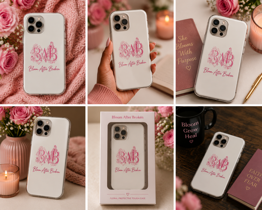 Bloom After Broken Floral Phone Case