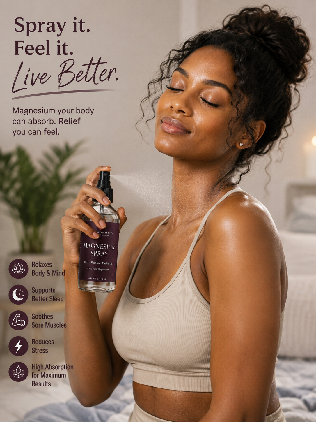Bloom After Broken Magnesium Body Spray