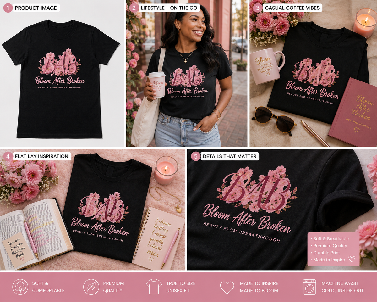 Bloom After Broken Signature Tee
