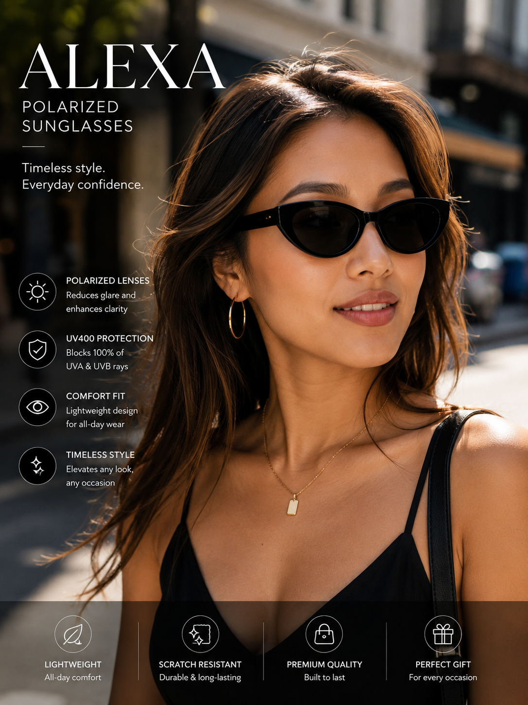 Alexa Luxe Oversized Sunglasses