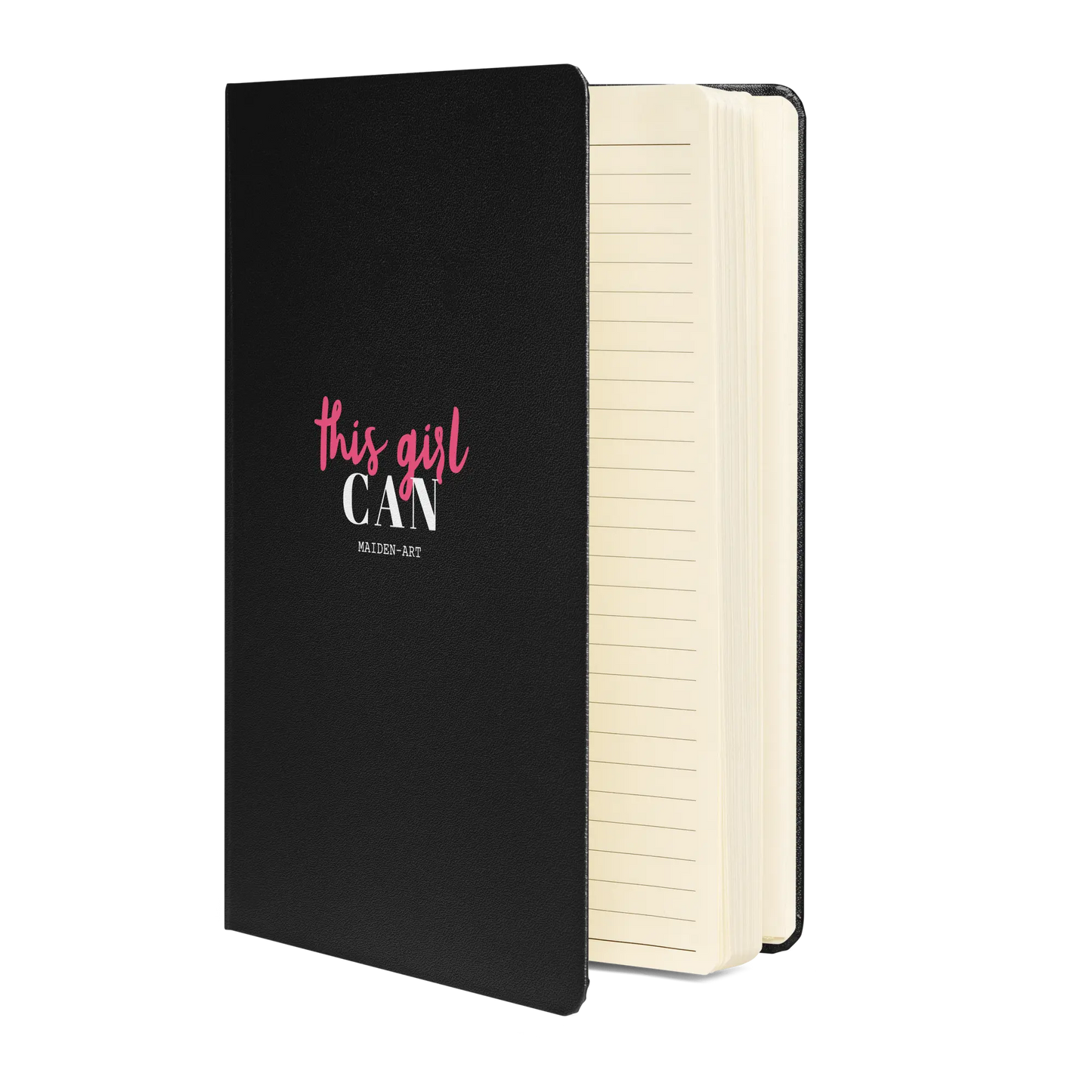 This Girl Can Hardcover bound notebook - JournalBook - stationary